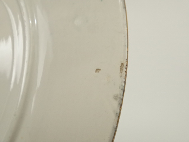 アンティークデザート皿 PERSE U&C SARREGUEMINES製
