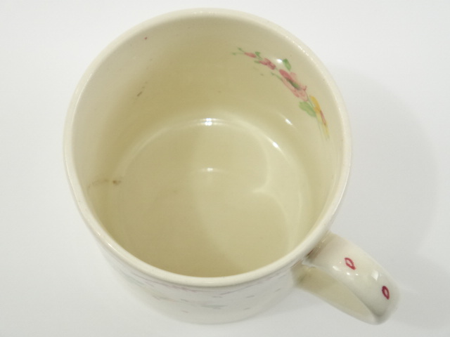 スージークーパー レッド プランタン 小花 デミタスカップ＆ソーサー