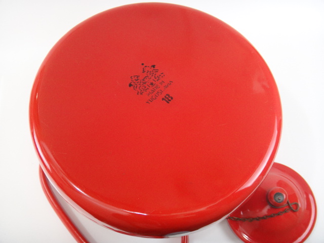 アンティークホウロウ 水玉ケトル