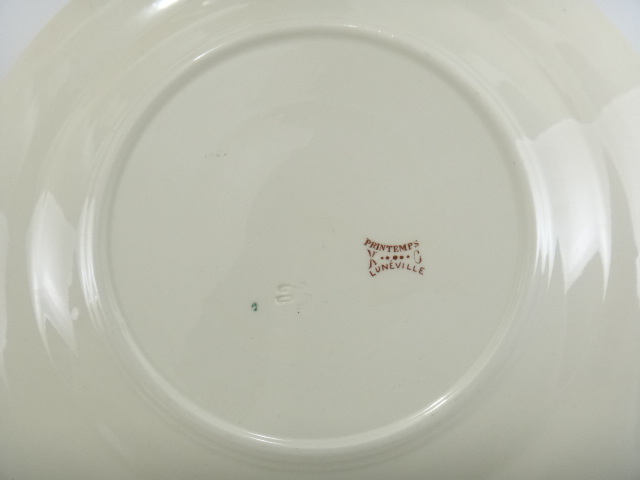 アンティーク皿 PRINTEMPS KG Luneville製