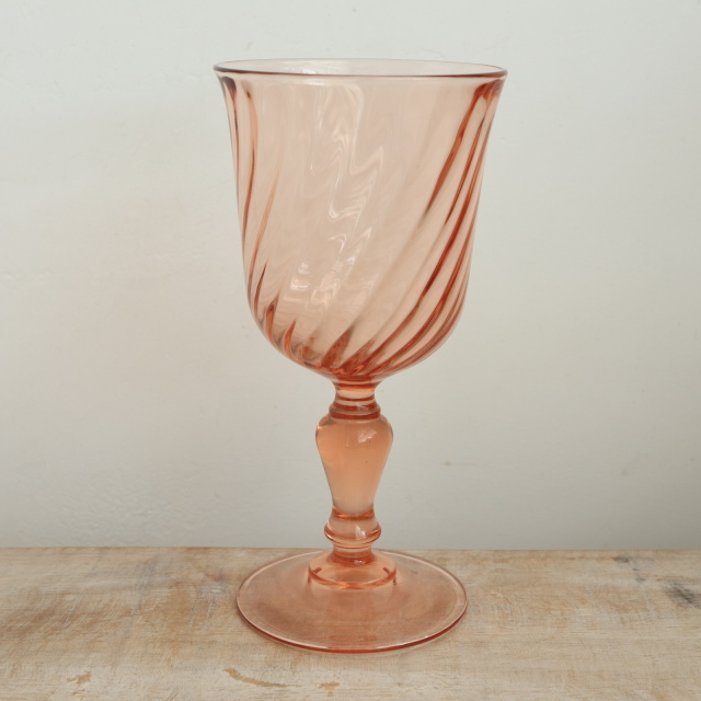 ヴィンテージ ロザリン ウォーターグラス フランス リュミナルク Rosaline Luminarc