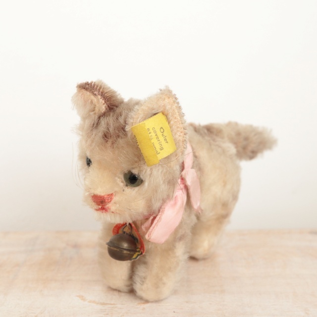 アンティーク シュタイフ ネコ Steiff Tabby 10cm
