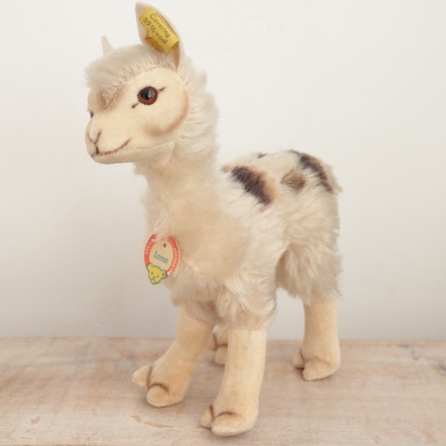 アンティーク シュタイフ リャマ アルパカ Steiff LAMA 17cm