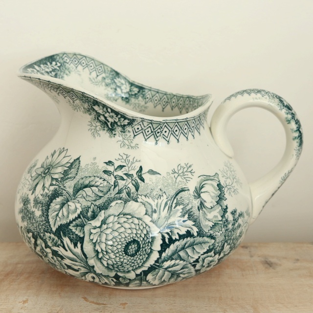 アンティーク ピシェ JARDINIERE フランス サンタマン製 SAINT AMAND HAMAGE NORD