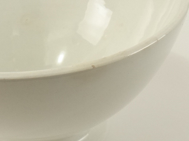 アンティーク カフェオレボウル 白 GIEN製